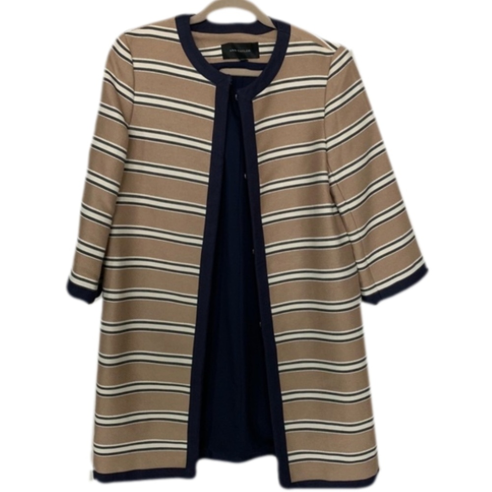 Ann Taylor Rail Stripped Topper/ Jacket NWOT